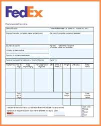 Comercial Invoice Template Commercial Invoice Form Invoice Template