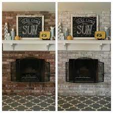 Brick Fireplace Makeover Fireplace