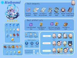 kokomi build guide weapons team comps
