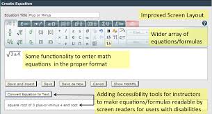 Updated Math Equation Editor For