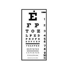eye exam charts vision charts up to