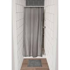 grey shower curtain