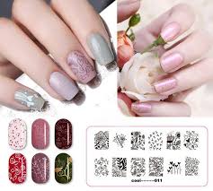 Garden Floral Nail Art Stamping Image Plates Flower Fairy Tale Nail Stamp Plates Manicure Nail Designs Diy Greens Natural Nail Design