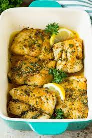 baked cod with garlic and herbs