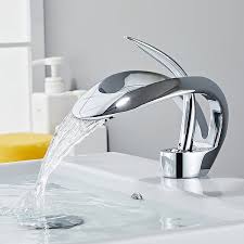 Elegant Waterfall Bathroom Sink Faucet