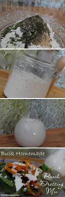 homemade ranch dressing mix recipe for