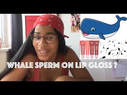 whale on lip gloss pet ves