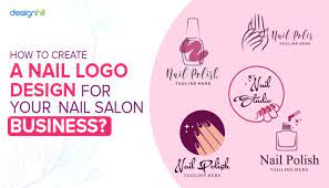 how to create a nail logo design for