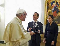 mark zuckerberg meets pope francis and