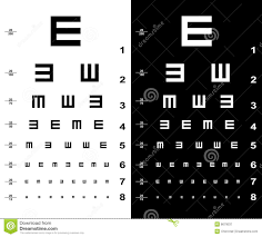 Eye Test Charts Stock Illustration Illustration Of Health