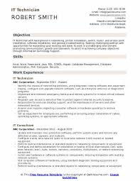 125 resume templates in word and pdf format. It Technician Resume Samples Qwikresume