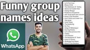 funny whatsapp group names best