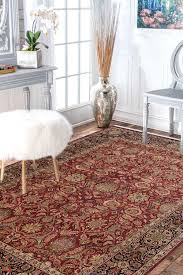 9 x 12 red carpet gold wool rugs