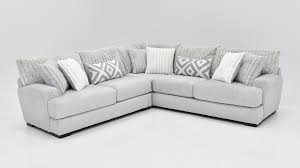 tweed 2 piece sectional sofa gray