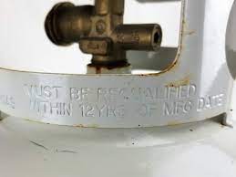 expired 20 pound propane tank