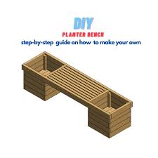 Diy Planter Bench Plans Easy Weekend