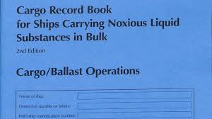 Cargo Record Book Entries Annex Ii Nautical Class