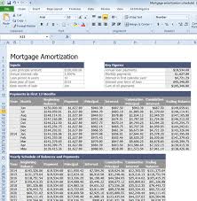 Calculate Mortgage Loan Amortization With An Excel Template