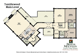 Tumbleweed Log Home Floor Plan Beaver