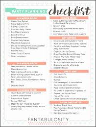 Party Plan Checklist Template Stanley Tretick