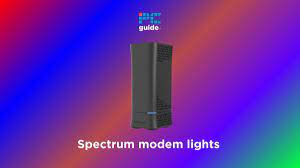 spectrum modem lights meaning and how