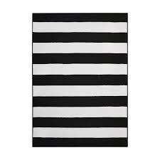 white striped outdoor rug