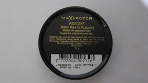 max factor pancake pan cake foundation