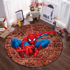 marvel the avengers spiderman round rug