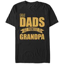 grandpa graphic tee black