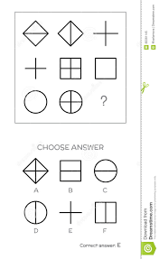 IQ Test Wybiera Poprawną Odpowiedź Ilustracja Wektor - Ilustracja złożonej  z markdown, naukowiec: 83381145
