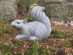 Squirrel Statue Concrete Squirrels