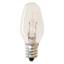 Meridian Clear 4 Watt C7 Incandescent Night Light Replacement Bulb At Menards