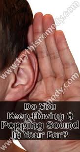 People think that it occurs because of external factors stimulating the hearing system. Popping Sound In Your Ears How To Pop Ears Ear Sound Ear