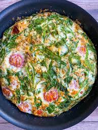 vegetable egg white frittata