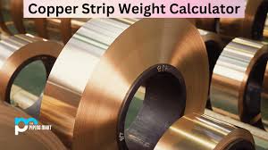 copper strip weight calculator