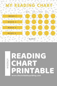 Reading Chart Printables For Kids Child At Heart Blog