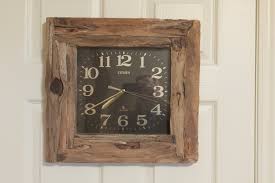 Large Square Wall Clock Sold