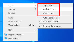 Steps to change desktop icon spacing (horizontal and vertical) in windows 10. How To Change Desktop Icon Size In Windows