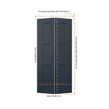 composite interior closet bi fold door