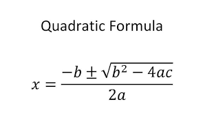 Quadratics Quadratic Formula Solving