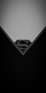 simple superman black clean dark
