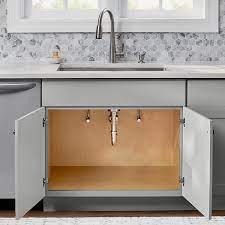 sink base kitchen cabinet in dove gray
