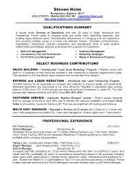 District Manager Resume Outathyme Com
