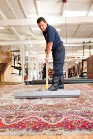 oriental rug cleaning process by