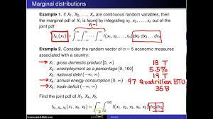 multivariate distributions marginal