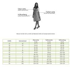 Fuchs Dirndl Size Chart Fashion Style