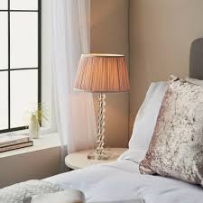Shade Table Lamp Clear Crystal Glass