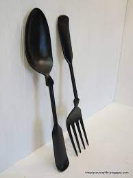 Large Fork Spoon Wall Art