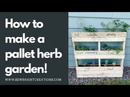 Turn A Pallet Into A Herb Garden In One