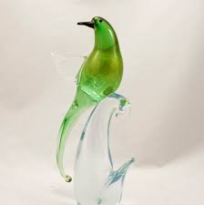 Murano Glass Bird Of Paradise Open